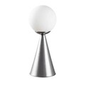 Lampa de masa, Tatum, 584TTM1706, Metal, Argintiu/Alb