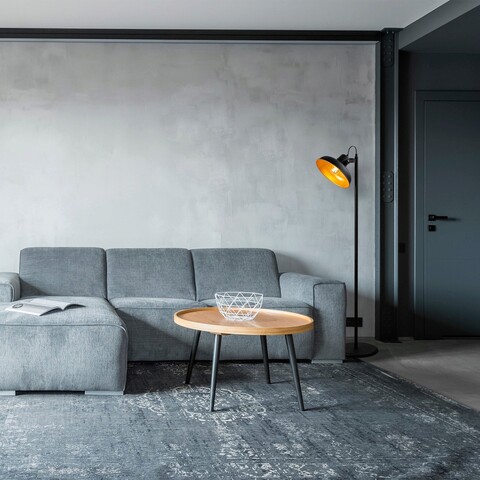 Lampadar, Tatum, 584TTM1507, Metal, Negru