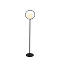 Lampadar, Tatum, 584TTM1515, Metal, Alb/Negru