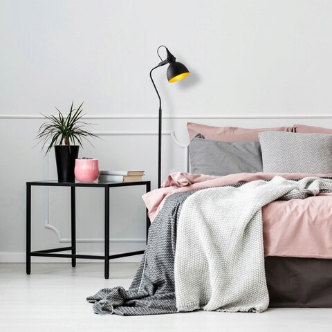 Lampadar, Tatum, 584TTM1506, Metal, Negru