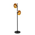 Lampadar, Tatum, 584TTM1501, Metal, Negru/Auriu