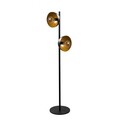 Lampadar, Tatum, 584TTM1501, Metal, Negru/Auriu