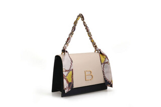 23x9x16 cm, Crem;Albastru inchis