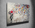 Tablou decorativ, WY51 (70 x 100), 50% bumbac / 50% poliester, Canvas imprimat, Multicolor