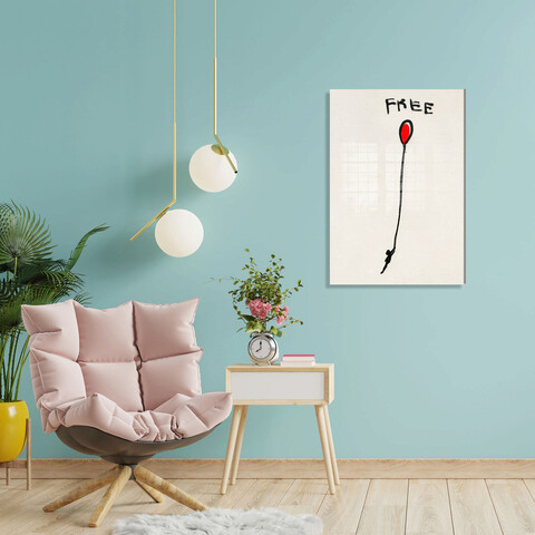 Tablou decorativ, UV-026, Sticla temperata, Dimensiune: 45 x 65 cm, Multicolor