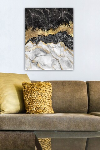 Tablou decorativ, 1415417387-5070, Canvas, Lemn, Multicolor