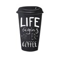 Decoratiune de perete, Coffee Cup, Metal, Dimensiune: 50 x 30 cm, Negru