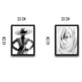 Set 2 tablouri decorative, Love Woman Set, PAL, Hartie, Multicolor