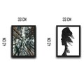 Set 2 tablouri decorative, Pine Woman Set, PAL, Hartie, Multicolor