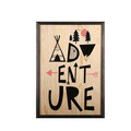 Tablou decorativ, Adventure, Lemn, Lemn, Multicolor