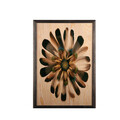 Tablou decorativ, Flower XL, Lemn, Lemn, Multicolor