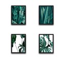 Set 4 tablouri decorative, Leaf Set, PAL, Hartie, Multicolor