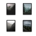 Set 4 tablouri decorative, The Forest Set, PAL, Hartie, Multicolor