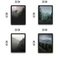 Set 4 tablouri decorative, The Forest Set, PAL, Hartie, Multicolor