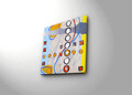 Tablou decorativ, 4545K-106, 100% SUEDE CANVAS / Size: 45 x 45 cm / Frame: 100% Wooden (Thickness: 3 cm), Multicolor