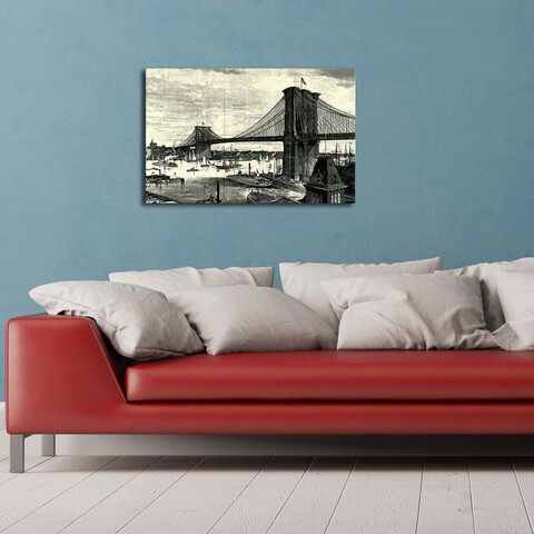 Tablou decorativ, 4570BRC-1, Dimensiune: 45 x 70 cm, Multicolor