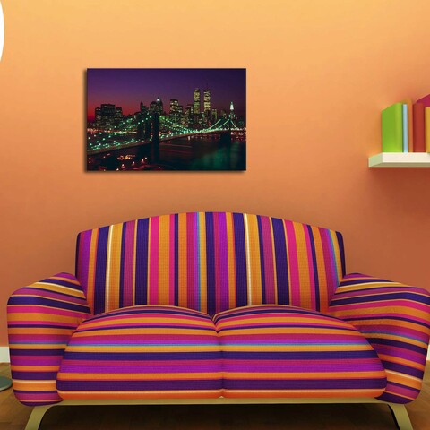 Tablou decorativ, 4570BRC-5, Dimensiune: 45 x 70 cm, Multicolor