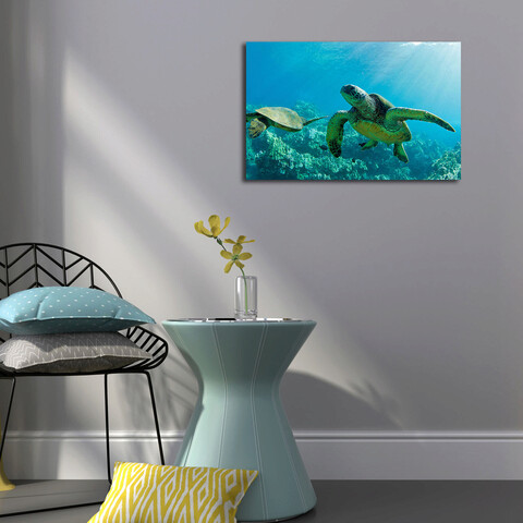 Tablou decorativ, 4570HW-2, Dimensiune: 45 x 70 cm, Multicolor