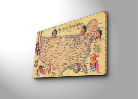 Tablou decorativ, 4570NTVC-6, Dimensiune: 45 x 70 cm, Multicolor