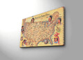 Tablou decorativ, 4570NTVC-6, Dimensiune: 45 x 70 cm, Multicolor