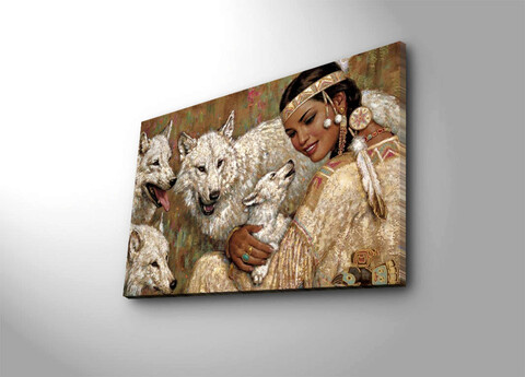 Tablou decorativ, 4570NTVC-7, Dimensiune: 45 x 70 cm, Multicolor