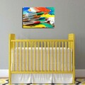 Tablou decorativ, 4570YBC-04, Dimensiune: 45 x 70 cm, Multicolor