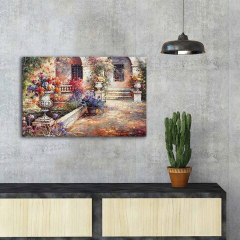 Tablou decorativ, FAMOUSART-018, Dimensiune: 45 x 70 cm, Multicolor