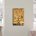 Tablou decorativ, FAMOUSART-02, 100% SUEDE CANVAS / Size: 45 x 70 cm / Frame: 100% Wooden (Thickness: 3 cm), Multicolor