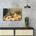 Tablou decorativ, FAMOUSART-024, 100% SUEDE CANVAS / Size: 45 x 70 cm / Frame: 100% Wooden (Thickness: 3 cm), Multicolor