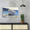 Tablou decorativ, FAMOUSART-027, 100% SUEDE CANVAS / Size: 45 x 70 cm / Frame: 100% Wooden (Thickness: 3 cm), Multicolor