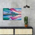 Tablou decorativ, FAMOUSART-030, Dimensiune: 45 x 70 cm, Multicolor