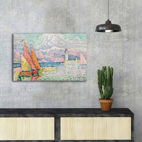 Tablou decorativ, FAMOUSART-032, Dimensiune: 45 x 70 cm, Multicolor