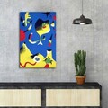 Tablou decorativ, FAMOUSART-036, 100% SUEDE CANVAS / Size: 45 x 70 cm / Frame: 100% Wooden (Thickness: 3 cm), Multicolor