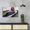 Tablou decorativ, FAMOUSART-037, Dimensiune: 45 x 70 cm, Multicolor