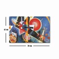 Tablou decorativ, FAMOUSART-038, Dimensiune: 45 x 70 cm, Multicolor