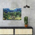 Tablou decorativ, FAMOUSART-040, 100% SUEDE CANVAS / Size: 45 x 70 cm / Frame: 100% Wooden (Thickness: 3 cm), Multicolor