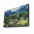 Tablou decorativ, FAMOUSART-040, 100% SUEDE CANVAS / Size: 45 x 70 cm / Frame: 100% Wooden (Thickness: 3 cm), Multicolor