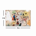 Tablou decorativ, FAMOUSART-041, 100% SUEDE CANVAS / Size: 45 x 70 cm / Frame: 100% Wooden (Thickness: 3 cm), Multicolor
