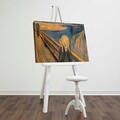 Tablou decorativ, FAMOUSART-042, 100% SUEDE CANVAS / Size: 45 x 70 cm / Frame: 100% Wooden (Thickness: 3 cm), Multicolor