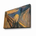 Tablou decorativ, FAMOUSART-042, 100% SUEDE CANVAS / Size: 45 x 70 cm / Frame: 100% Wooden (Thickness: 3 cm), Multicolor