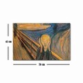 Tablou decorativ, FAMOUSART-042, 100% SUEDE CANVAS / Size: 45 x 70 cm / Frame: 100% Wooden (Thickness: 3 cm), Multicolor