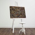 Tablou decorativ, FAMOUSART-044, 100% SUEDE CANVAS / Size: 45 x 70 cm / Frame: 100% Wooden (Thickness: 3 cm), Multicolor