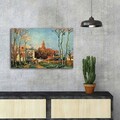 Tablou decorativ, FAMOUSART-046, Dimensiune: 45 x 70 cm, Multicolor