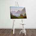 Tablou decorativ, FAMOUSART-047, 100% SUEDE CANVAS / Size: 45 x 70 cm / Frame: 100% Wooden (Thickness: 3 cm), Multicolor