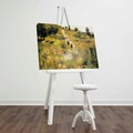 Tablou decorativ, FAMOUSART-051, 100% SUEDE CANVAS / Size: 45 x 70 cm / Frame: 100% Wooden (Thickness: 3 cm), Multicolor