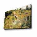 Tablou decorativ, FAMOUSART-051, 100% SUEDE CANVAS / Size: 45 x 70 cm / Frame: 100% Wooden (Thickness: 3 cm), Multicolor