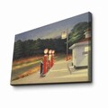 Tablou decorativ, FAMOUSART-052, 100% SUEDE CANVAS / Size: 45 x 70 cm / Frame: 100% Wooden (Thickness: 3 cm), Multicolor
