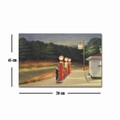 Tablou decorativ, FAMOUSART-052, 100% SUEDE CANVAS / Size: 45 x 70 cm / Frame: 100% Wooden (Thickness: 3 cm), Multicolor
