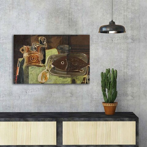 Tablou decorativ, FAMOUSART-054, Dimensiune: 45 x 70 cm, Multicolor