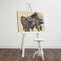 Tablou decorativ, FAMOUSART-055, 100% SUEDE CANVAS / Size: 45 x 70 cm / Frame: 100% Wooden (Thickness: 3 cm), Multicolor